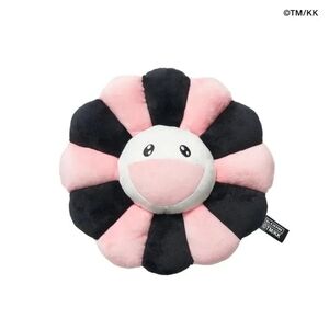 BLACKPINK x Takashi Murakami Flower Plush Cushion Pillow Black Pink K-Pop